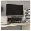vidaXL Support de moniteur Noir 43x30,5x13 cm