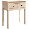 vidaXL Table console 70x35x75 cm Bois massif de pin