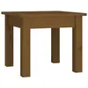 vidaXL Table basse Marron miel 35x35x30 cm Bois massif de pin