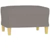 vidaXL Repose-pied Taupe 60x50x41 cm Tissu