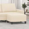 vidaXL Repose-pied Beige 70x55x41 cm Tissu microfibre