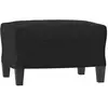 vidaXL Repose-pied Noir 60x50x41 cm Similicuir