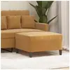 vidaXL Repose-pied Marron 70x55x41 cm Velours