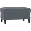 vidaXL Repose-pied Gris foncé 70x55x41 cm Velours