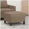 vidaXL Repose-pied Cappuccino 60x50x41 cm Similicuir