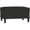 vidaXL Repose-pied Noir 70x55x41 cm Tissu