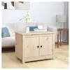vidaXL Table basse 71x49x55 cm Bois massif de pin