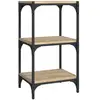 vidaXL Bibliothèque Chêne Sonoma 40x33x70,5 cm Bois d'ingénierie acier