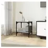 vidaXL Meuble TV Sonoma gris 40x33x41 cm Bois d'ingénierie et acier