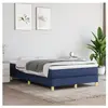 vidaXL Cadre de lit Bleu 120 x 200 cm Tissu