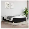 vidaXL Cadre de lit Noir 140x200 cm Tissu