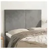 vidaXL Têtes de lit 4 pcs Gris clair 72x5x78/88 cm Velours