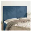 vidaXL Têtes de lit 4 pcs Bleu foncé 72x5x78/88 cm Velours