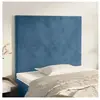 vidaXL Têtes de lit 2 pcs Bleu foncé 90x5x78/88 cm Velours