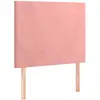 vidaXL Têtes de lit 2 pcs Rose 90x5x78/88 cm Velours