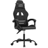 vidaXL Vidaxl Chaise De Jeu Noir Similicuir