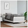 vidaXL Cadre de lit sans matelas blanc 90x190 cm similicuir