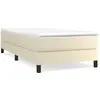 3120684  vidaXL Sommier à ressorts de lit Crème 100x200 cm Similicuir