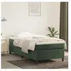 vidaXL Cadre de lit Vert foncé 90x200 cm Velours