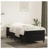 vidaXL Cadre de lit Noir 90x190 cm Velours