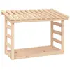 vidaXL Support pour bois de chauffage 108x64,5x78 cm Bois de pin