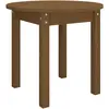 vidaXL Table basse Marron miel Ø 55x45 cm Bois massif de pin