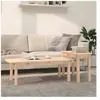 vidaXL Ensemble de tables basses 2 pcs Bois massif de pin