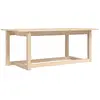 vidaXL Table basse 110x55x45 cm Bois massif de pin