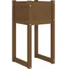 vidaXL Jardinière Marron miel 40x40x81 cm Bois massif de pin