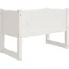 vidaXL Jardinière Blanc 78x40x52 cm Bois massif de pin