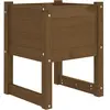 vidaXL Jardinière Marron miel 40x40x52,5 cm Bois massif de pin