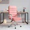 vidaXL Vidaxl Fauteuil De Massage Inclinable De Bureau Rose Similicuir