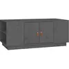 vidaXL Table basse Gris 100x50x41 cm Bois massif de pin