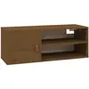 vidaXL Armoire murale Marron miel 80x30x30 cm Bois de pin massif