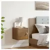 vidaXL Armoire murale Marron miel 31,5x30x30 cm Bois de pin massif