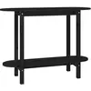 vidaXL Table console Noir 110x40x80 cm Bois massif de pin
