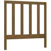 vidaXL Tête de lit Marron miel 95x4x100 cm Bois massif de pin