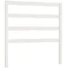 vidaXL Tête de lit Blanc 95x4x100 cm Bois massif de pin