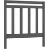 vidaXL Tête de lit Gris 95x4x100 cm Bois massif de pin