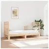 Non communiqué vidaXL Lit coulissant 2x(90x190) cm Bois de pin massif