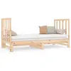 vidaXL Lit coulissant 2x(90x190) cm Bois de pin massif