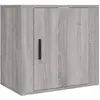 vidaXL Tables de chevet murales 2 pcs Sonoma gris 50x30x47 cm
