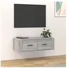 vidaXL Armoire TV suspendue Sonoma gris 80x36x25 cm Bois d'ingénierie