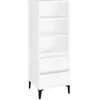 vidaXL Buffet haut Blanc 40x36x110 cm Bois d'ingénierie