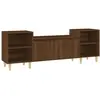 vidaXL Meuble TV Chêne marron 160x35x55 cm Bois d'ingénierie