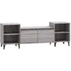 vidaXL Meuble TV Sonoma gris 160x35x55 cm Bois d'ingénierie