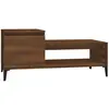 vidaXL Table basse Chêne marron 100x50x45 cm Bois d'ingénierie