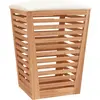 vidaXL Tabouret de salle de bain 40,5x40,5x56 cm Bois massif de noyer