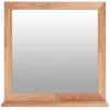 vidaXL Miroir mural 55x55 cm Bois massif de noyer