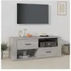 vidaXL Meuble TV Sonoma gris 100x35x40 cm Bois d'ingénierie
